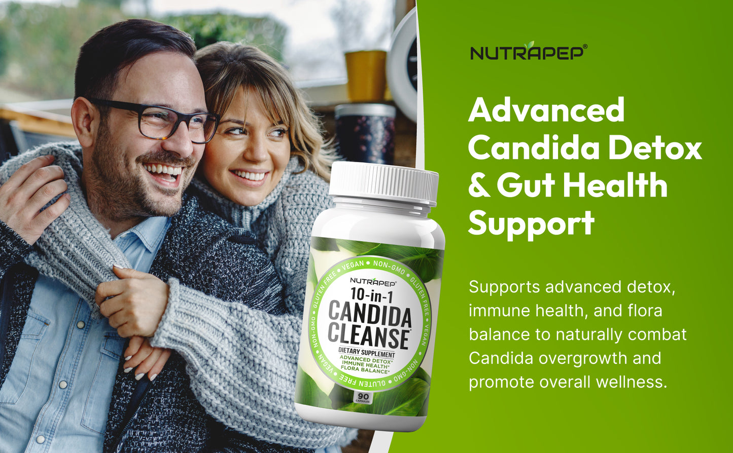Nutrapep Candida Cleanse Detox Supplement