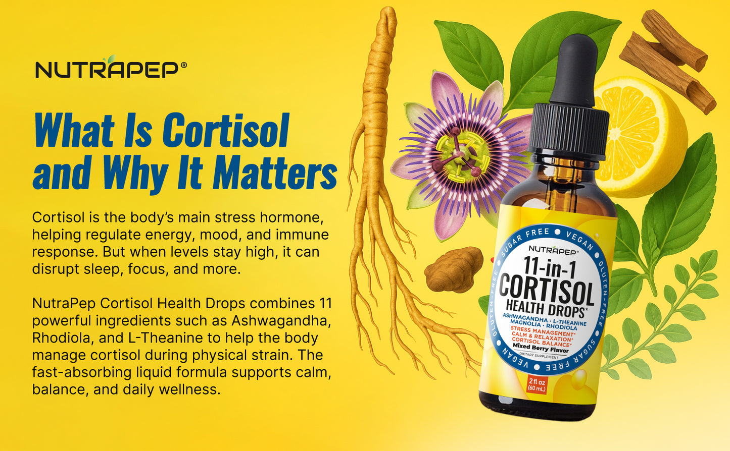 Nutrapep Cortisol Detox Liquid Drops
