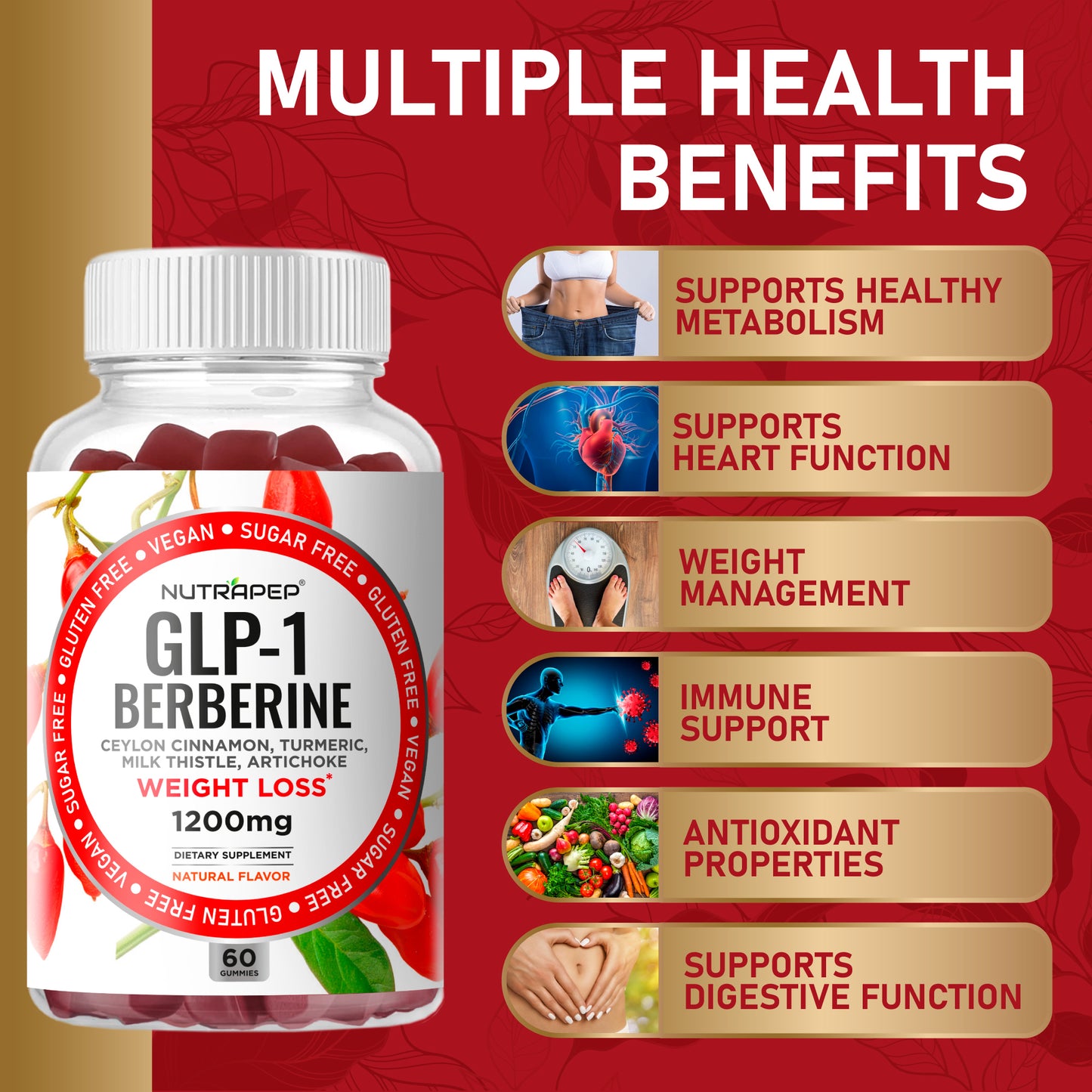 NutraPep Berberine Gummies