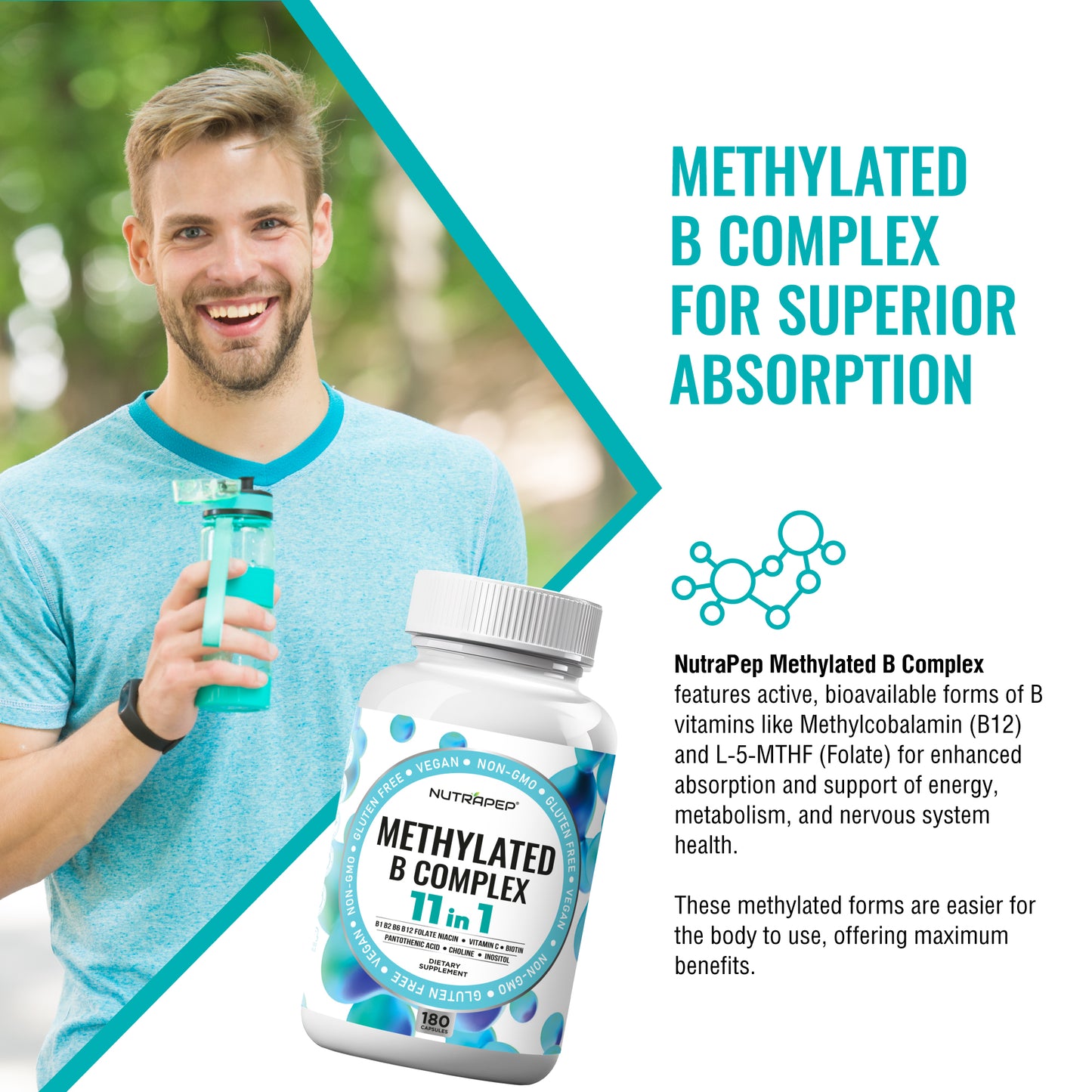 Nutrapep Methylated B-Complex Vitamins