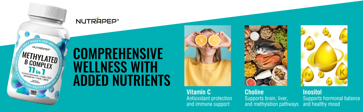 Nutrapep Methylated B-Complex Vitamins