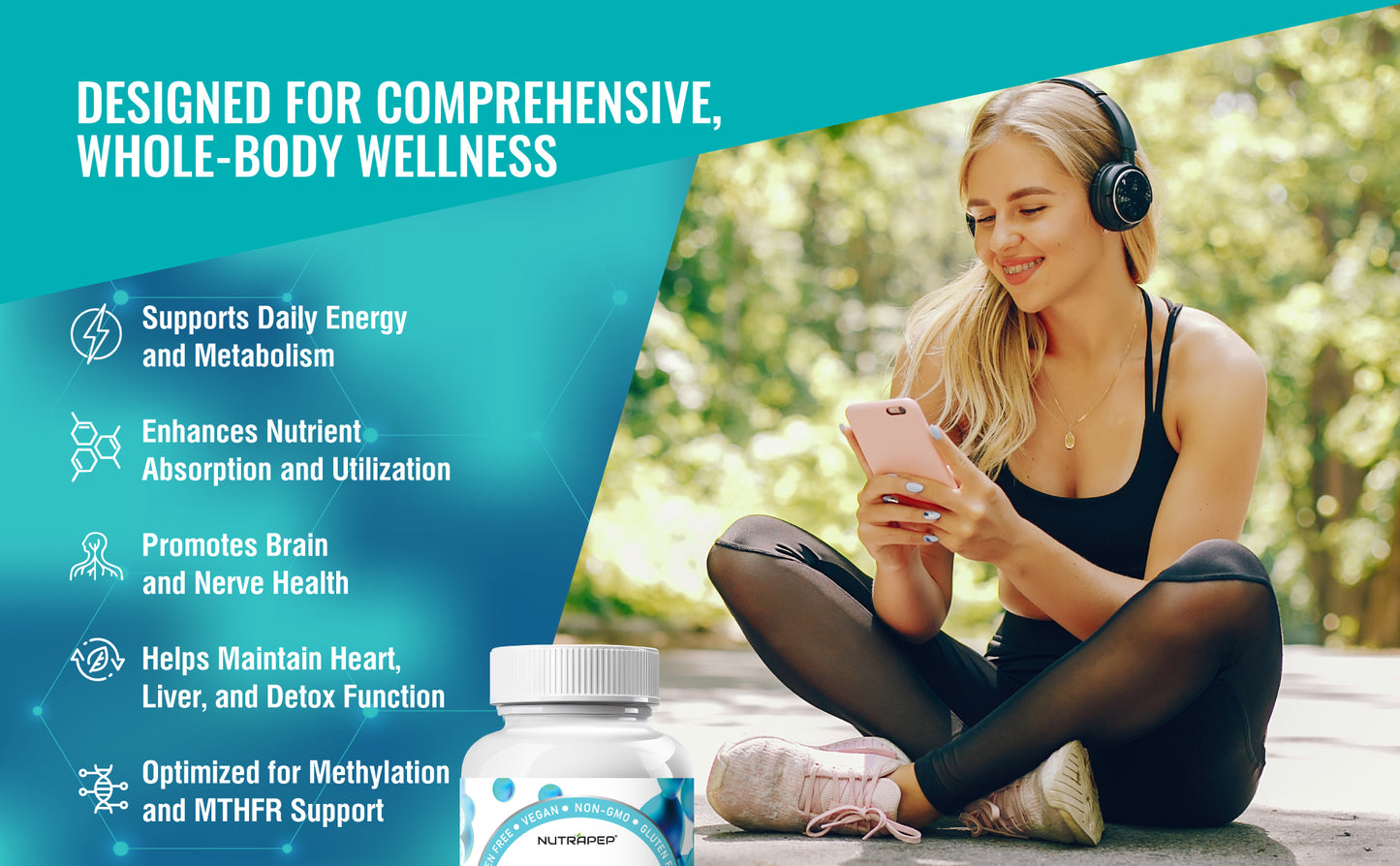 Nutrapep Methylated B-Complex Vitamins