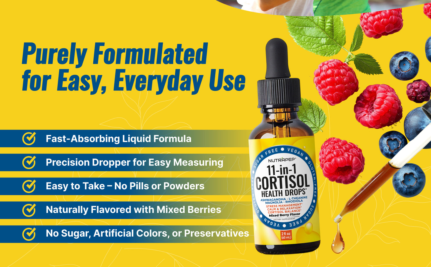 Nutrapep Cortisol Detox Liquid Drops