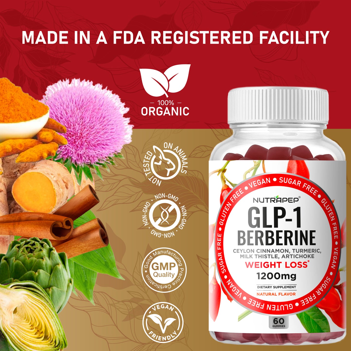 NutraPep Berberine Gummies