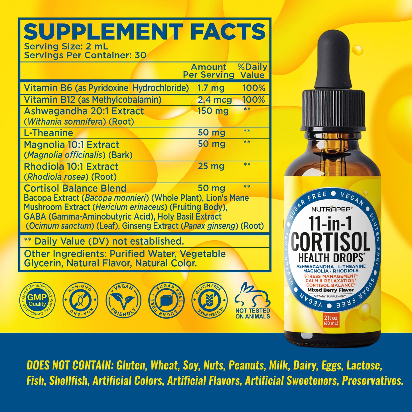 Nutrapep Cortisol Detox Liquid Drops