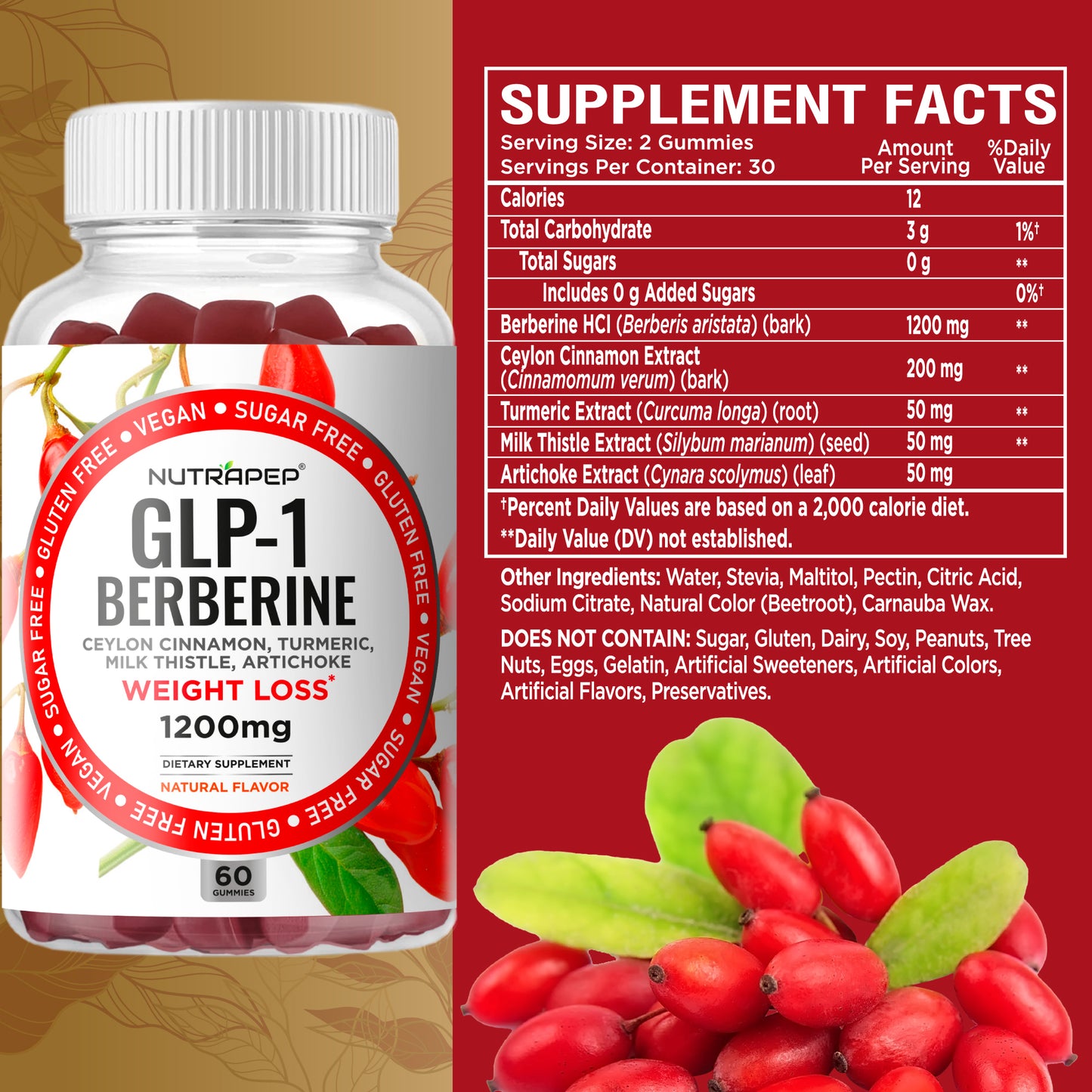 NutraPep Berberine Gummies