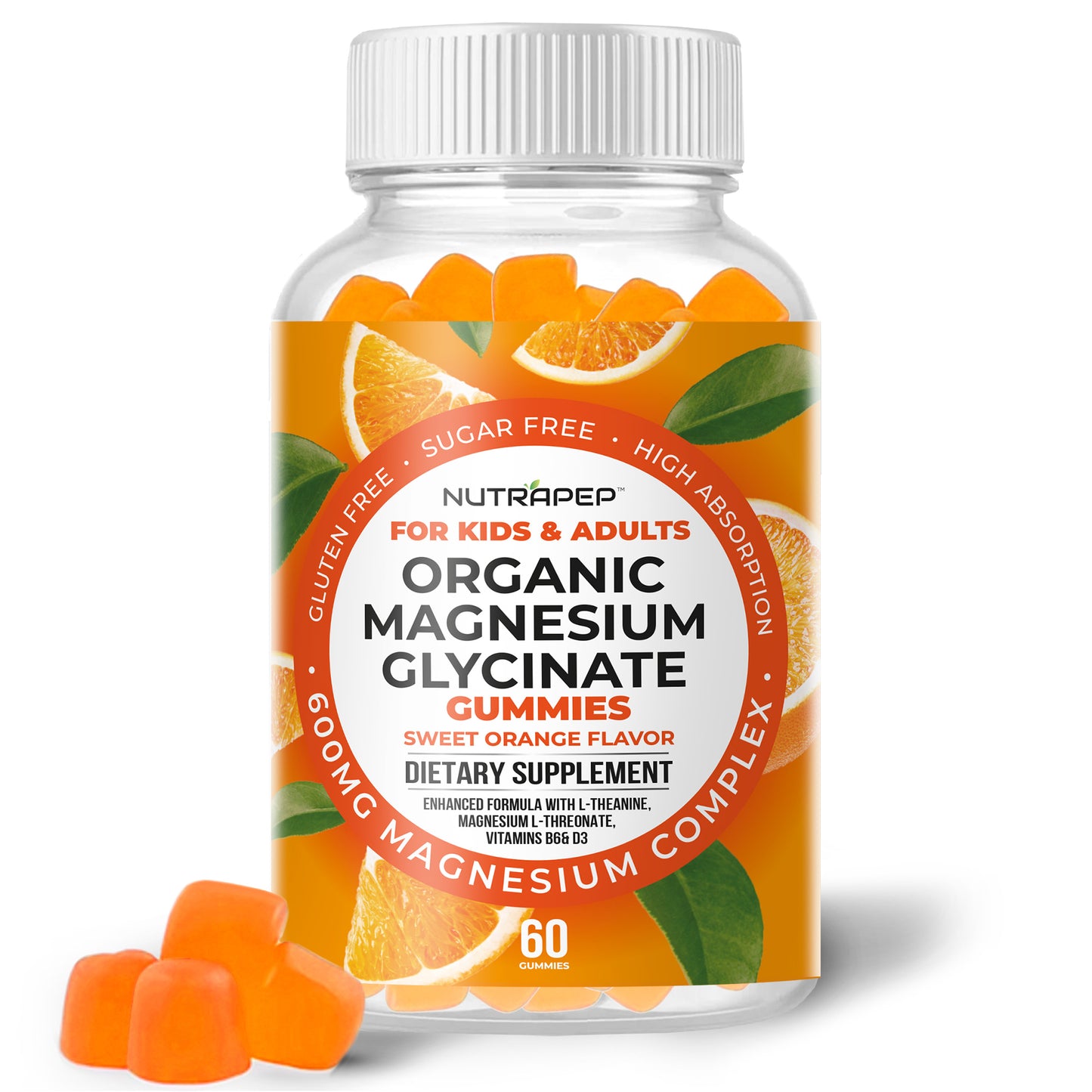 NutraPep Organic Magnesium Glycinate Gummies