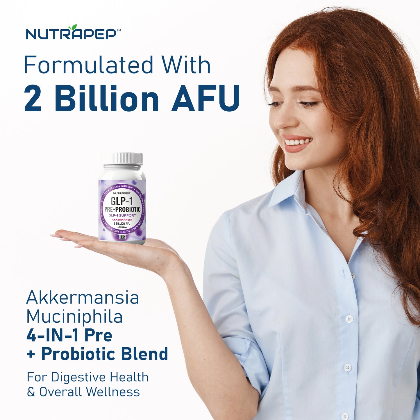 Nutrapep Akkermansia Muciniphila GLP-1 Probiotic Supplements