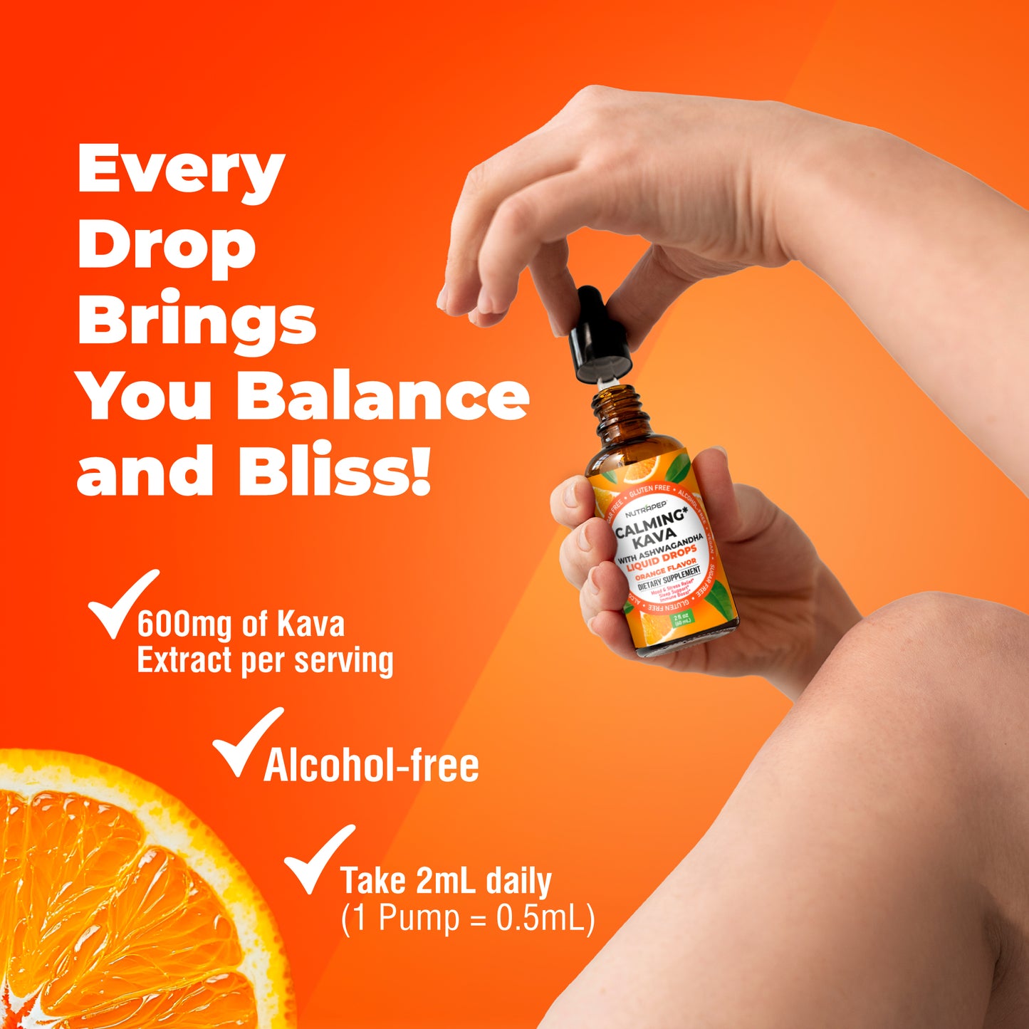 Nutrapep Kava Extract Liquid Drops