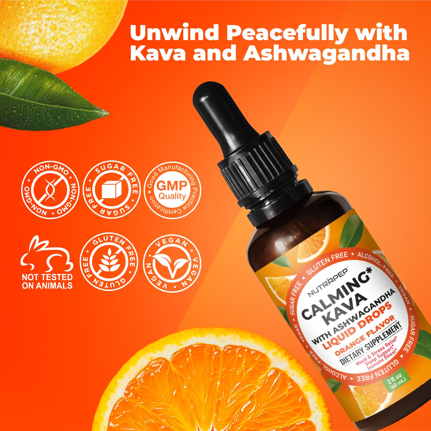 Nutrapep Kava Extract Liquid Drops