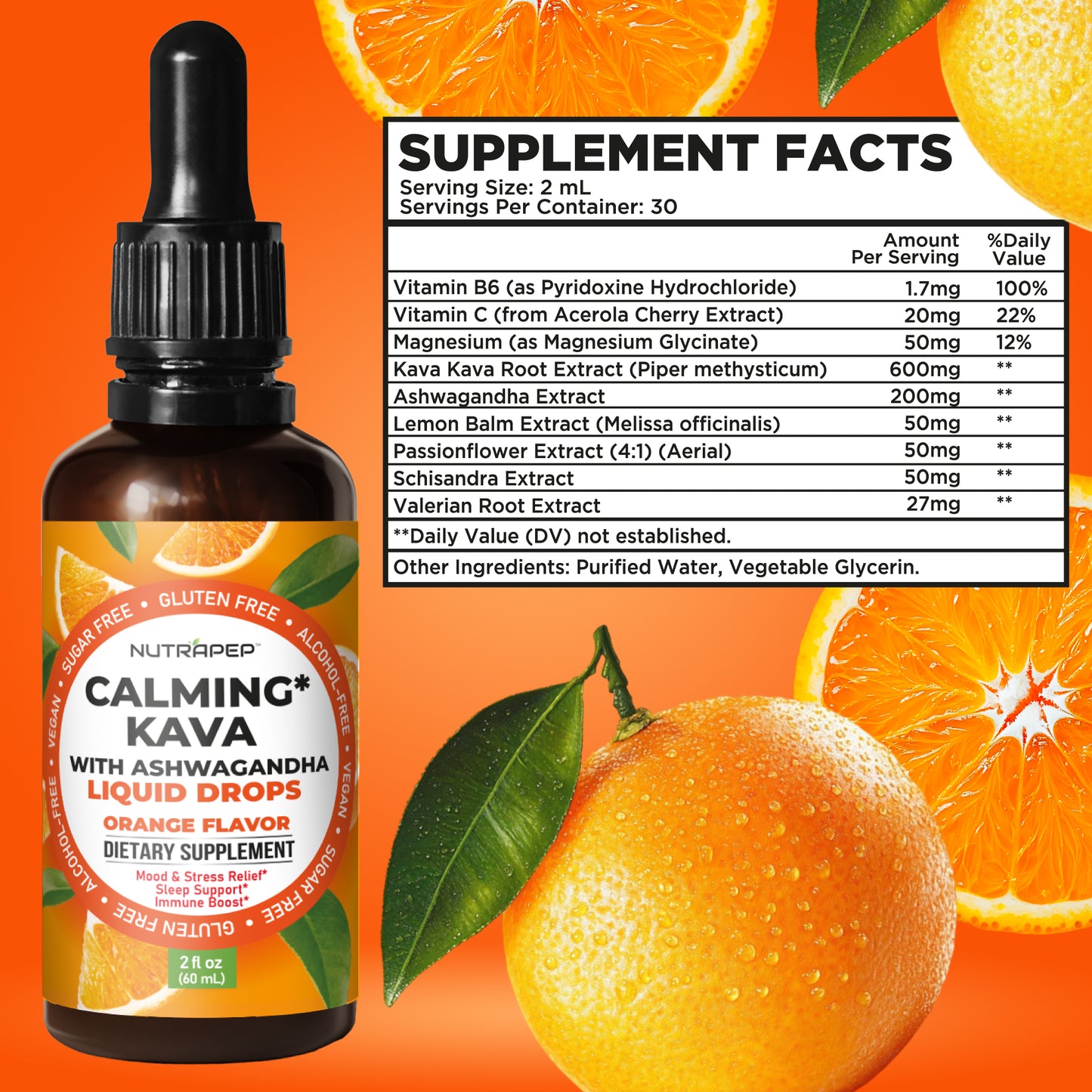 Nutrapep Kava Extract Liquid Drops