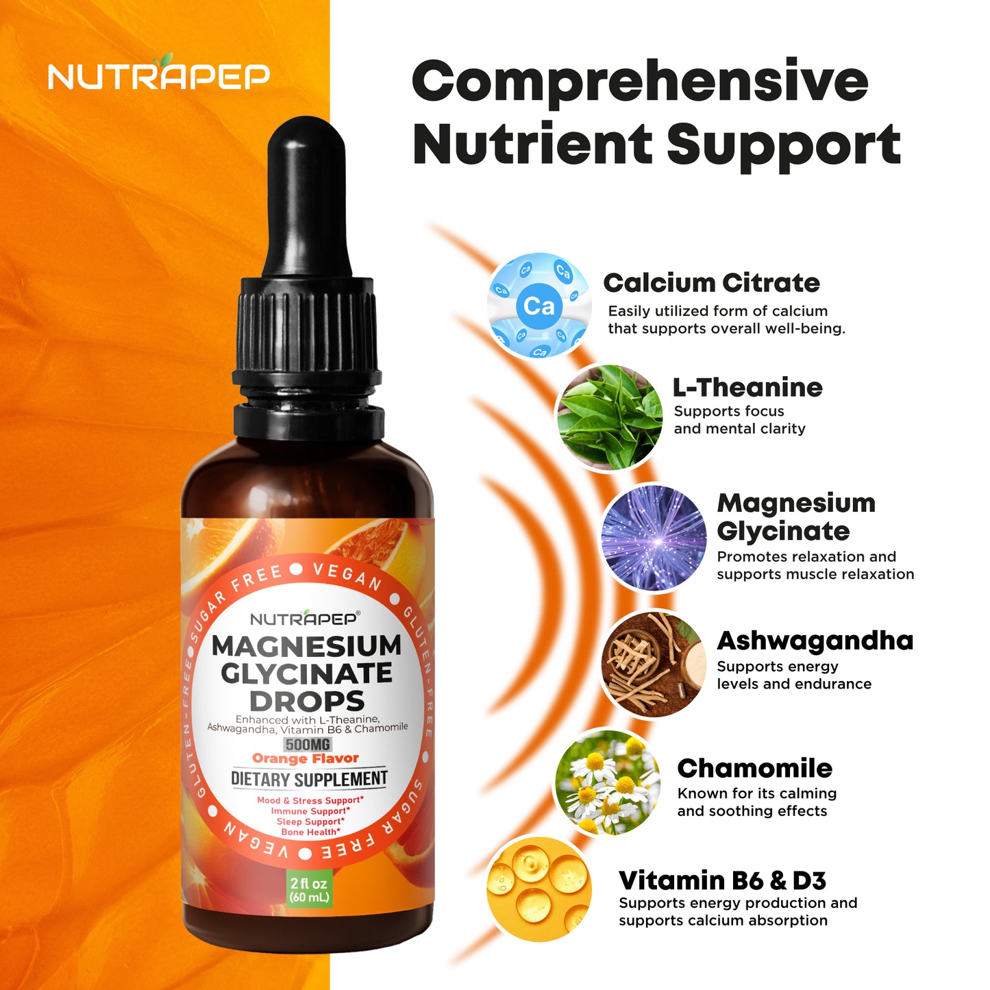 Nutrapep Liquid Magnesium Glycinate Drops