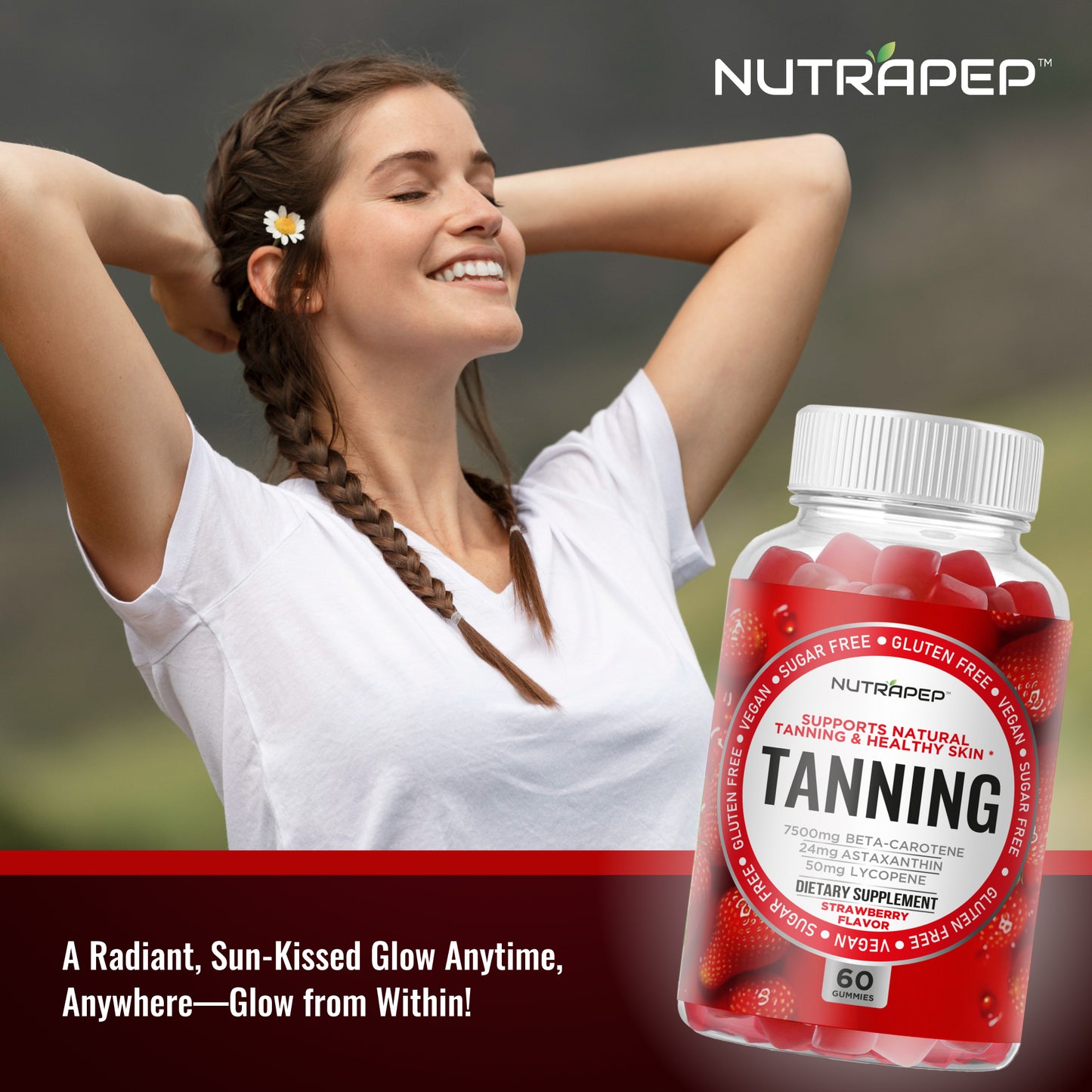 Nutrapep Tanning Gummies for Women