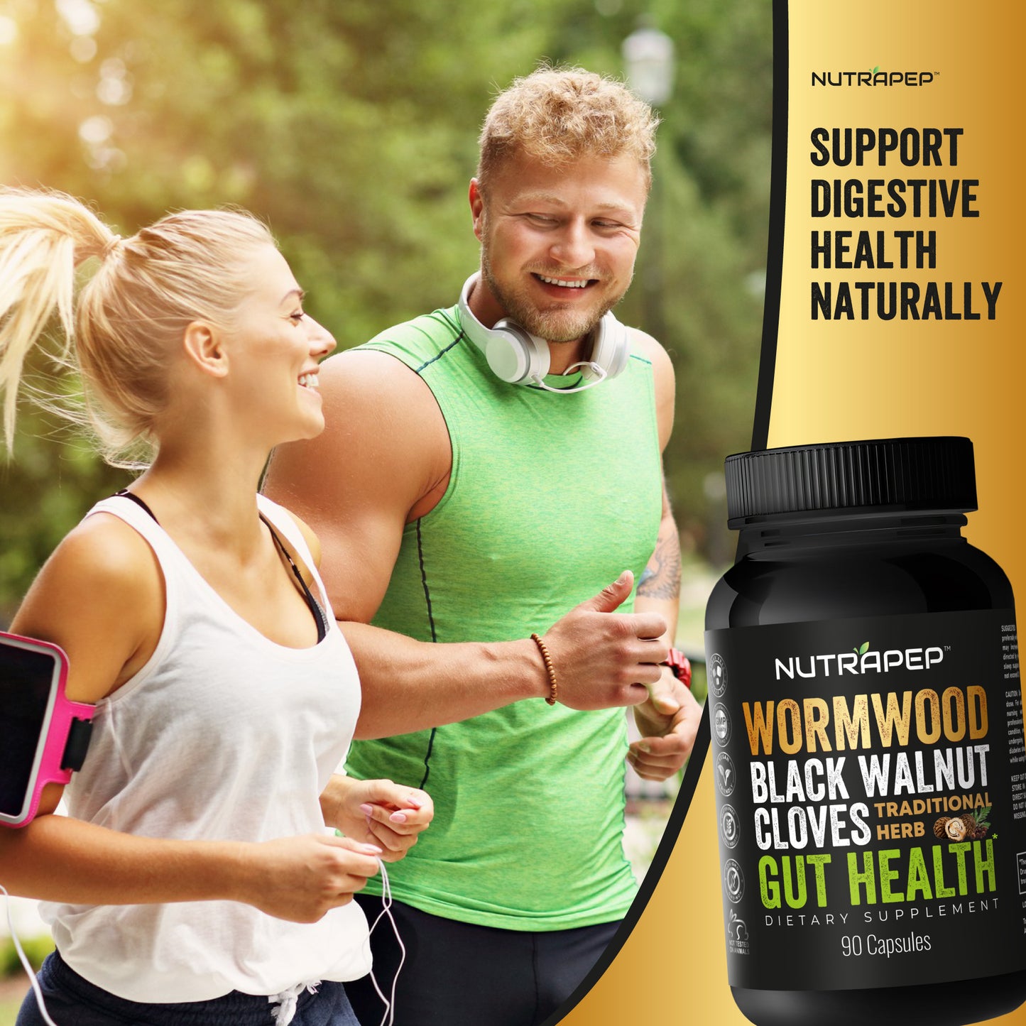 Nutrapep Wormwood Black Walnut Clove Capsules