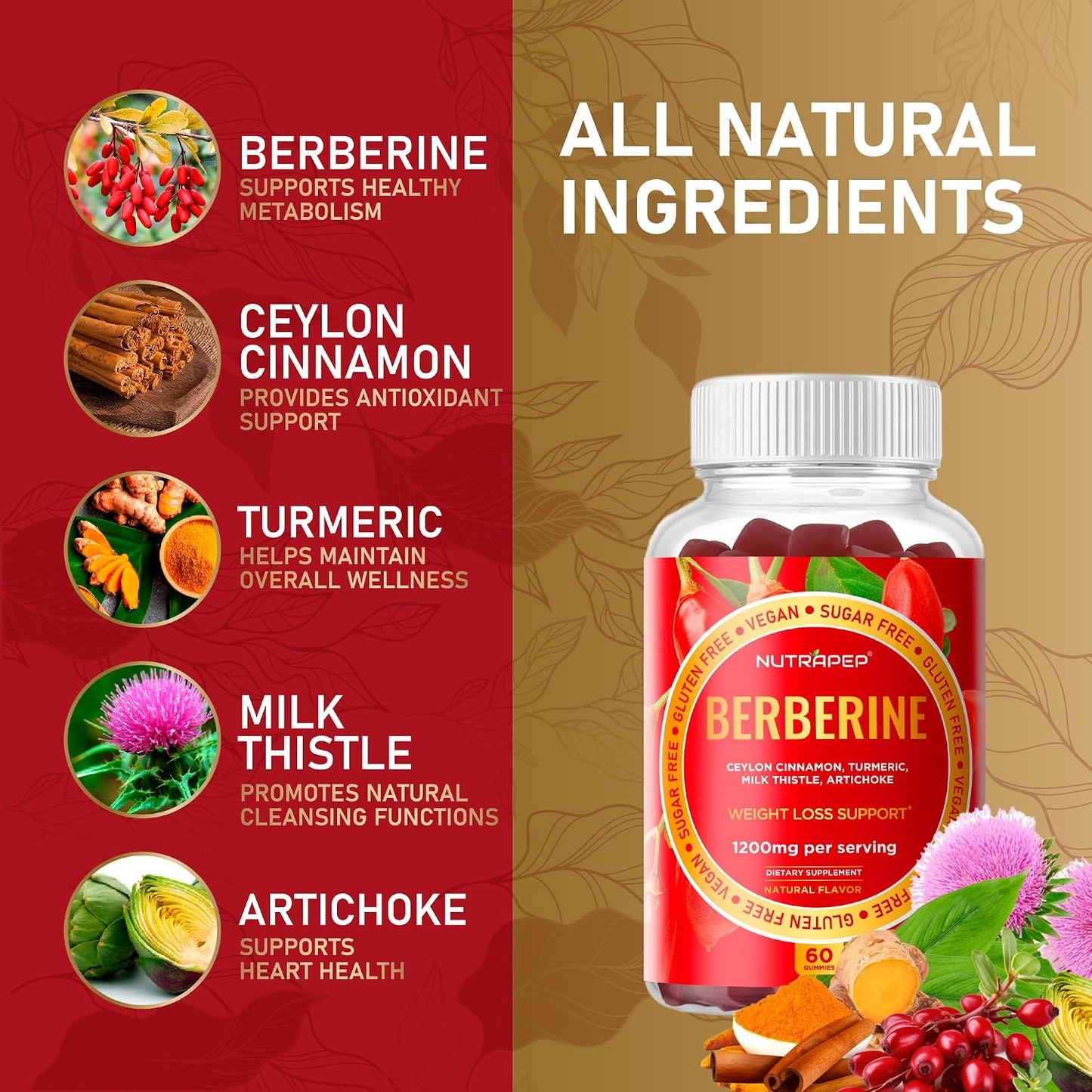 NutraPep Berberine Gummies