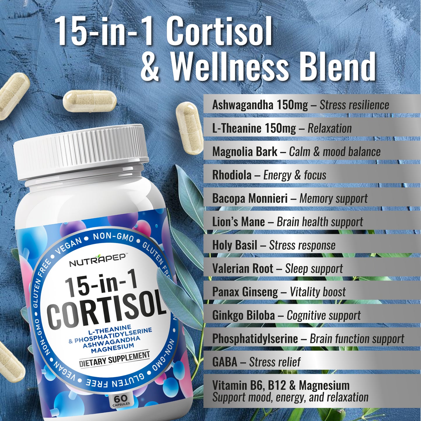 Nutrapep Cortisol Detox Supplement