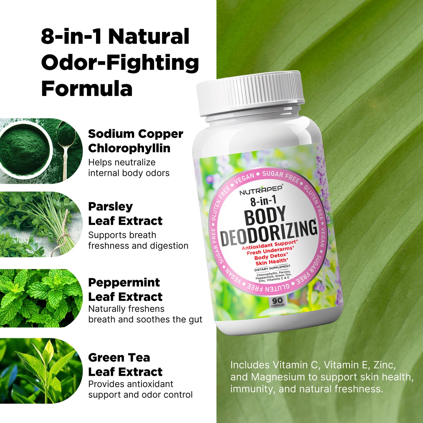 Nutrapep Body Deodorizing Supplement