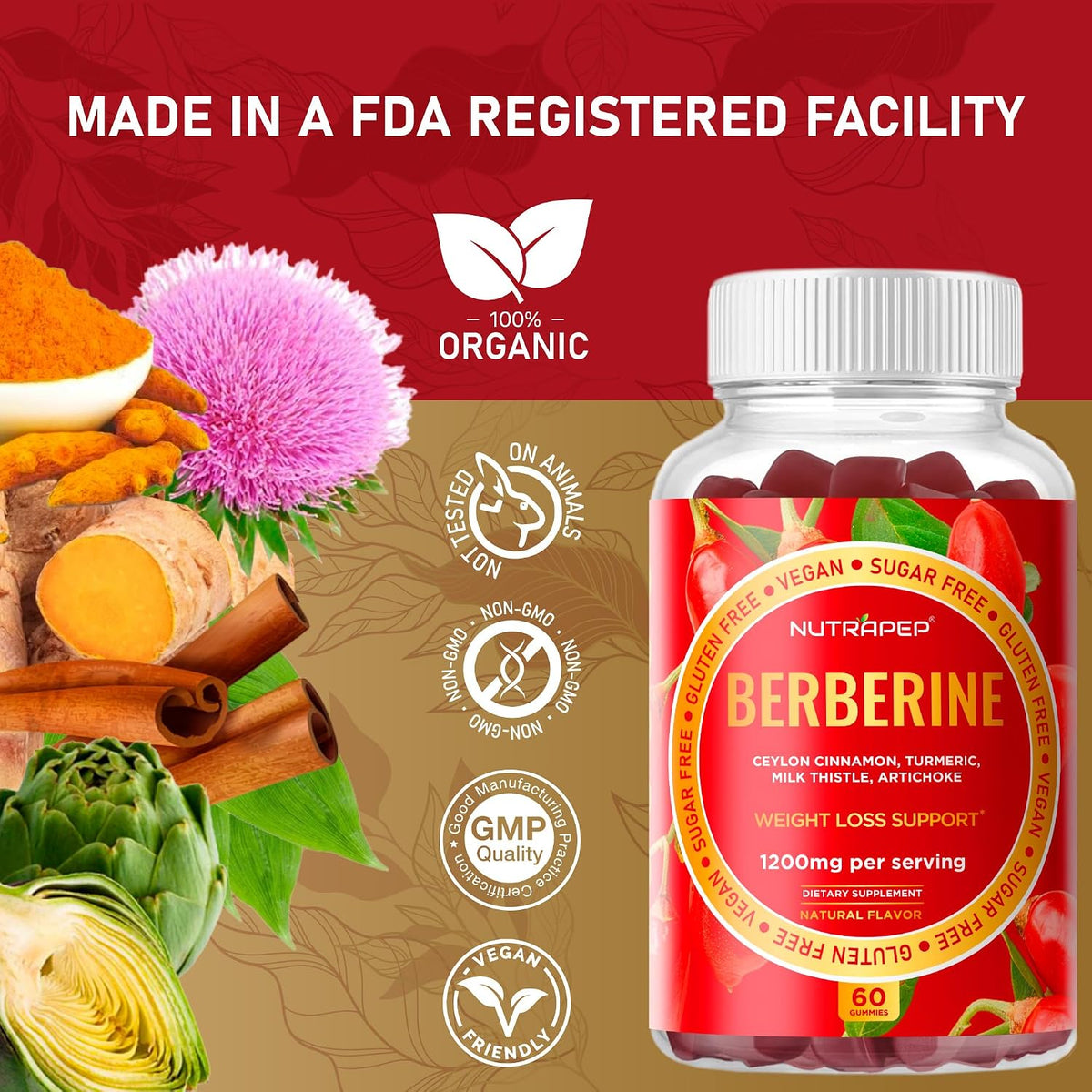 NutraPep Berberine Gummies
