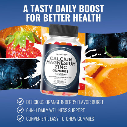 Nutrapep Calcium Magnesium Zinc Gummies
