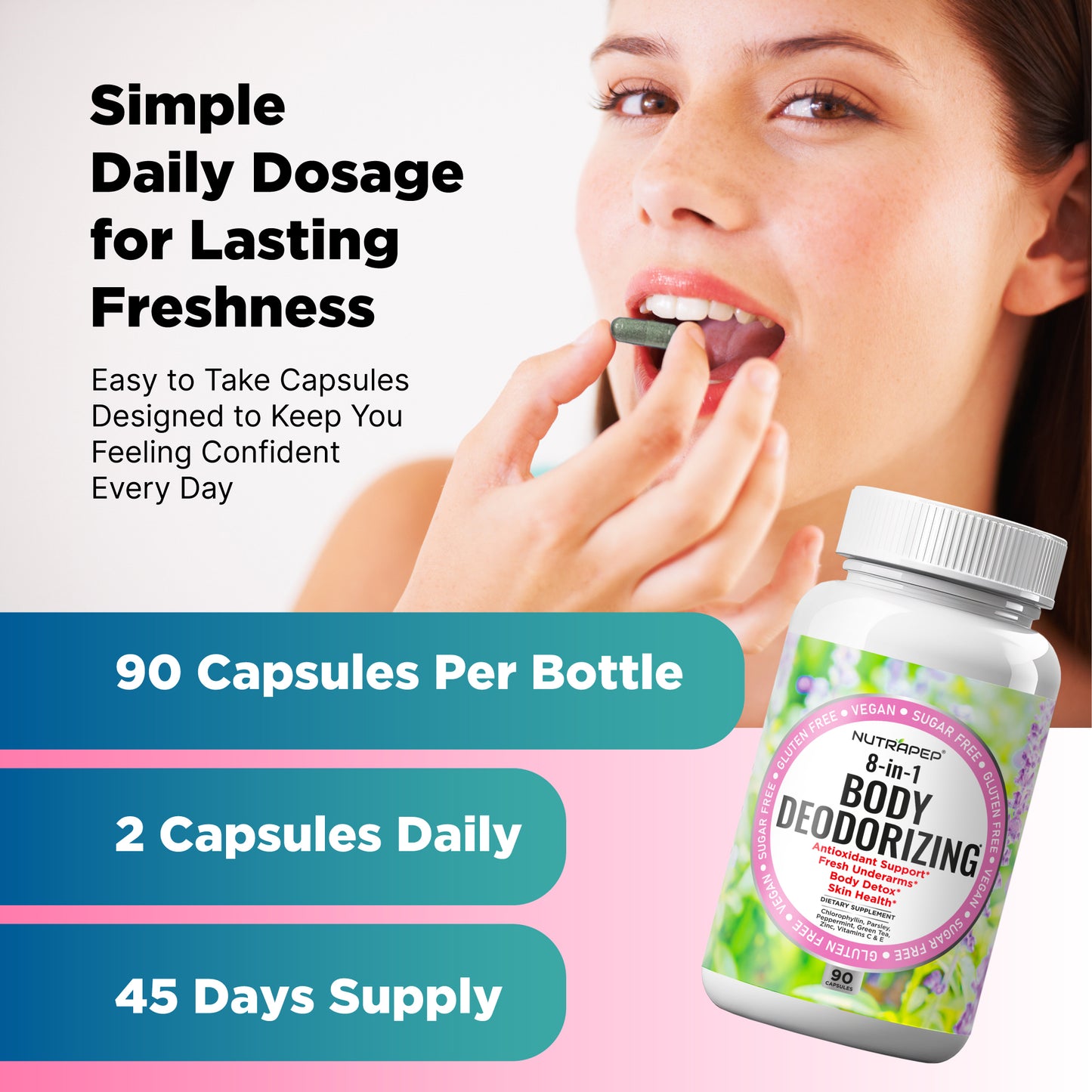 Nutrapep Body Deodorizing Supplement