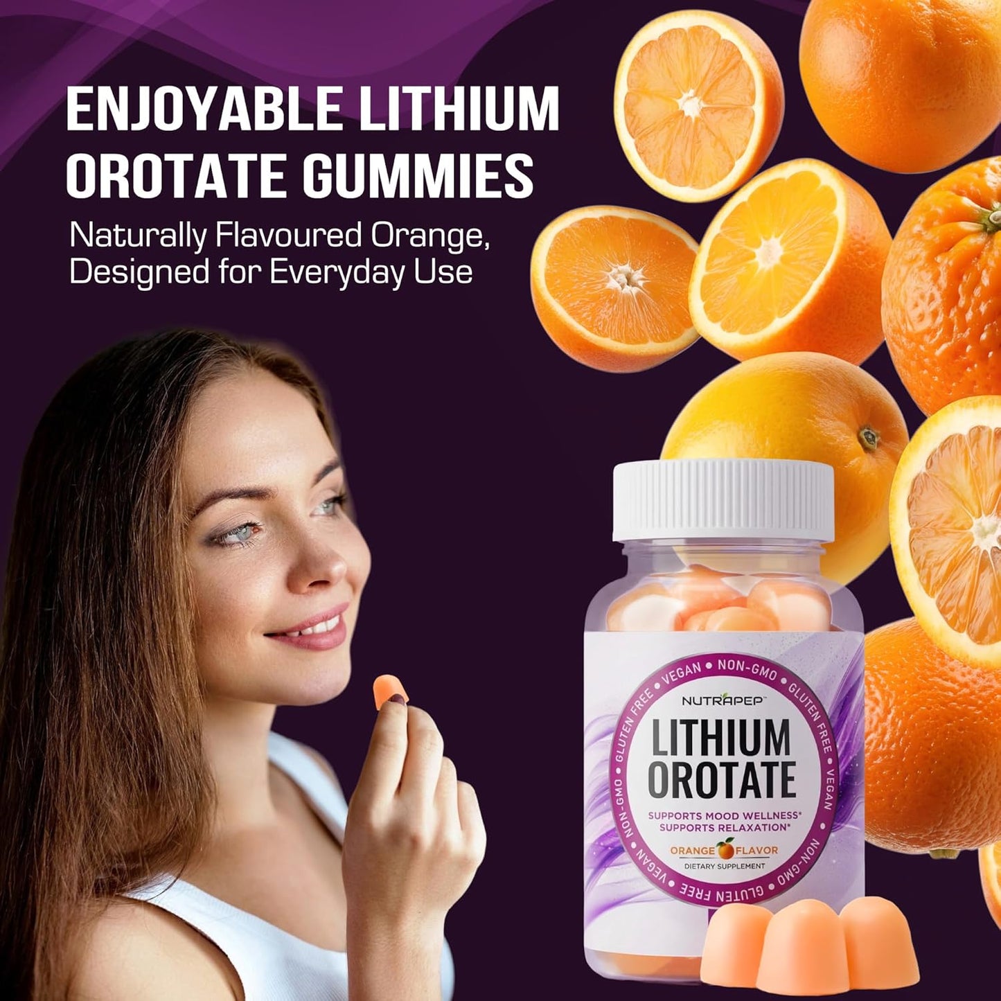 NutraPep Lithium Orotate 5mg Gummies