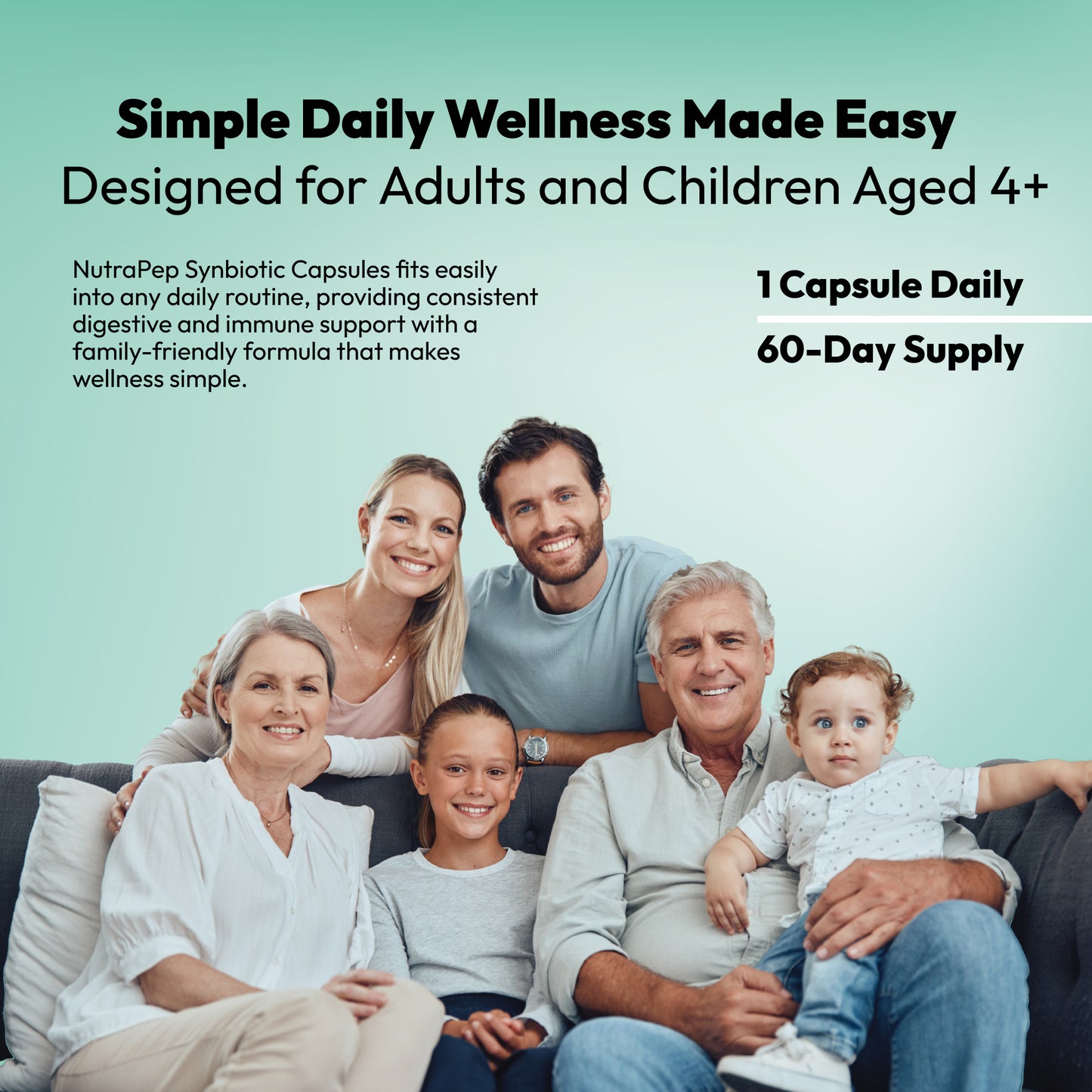 NutraPep Synbiotics Probiotic Prebiotic Postbiotic