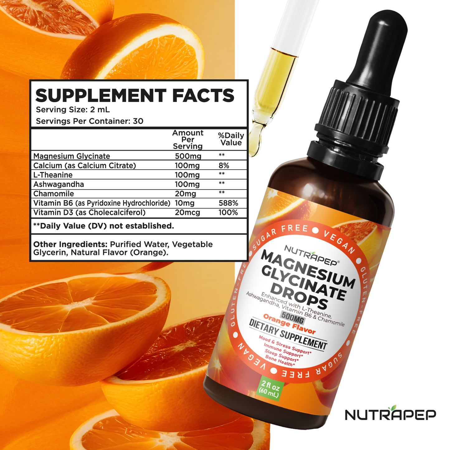 Nutrapep Liquid Magnesium Glycinate Drops