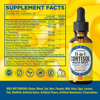 Nutrapep Cortisol Detox Liquid Drops