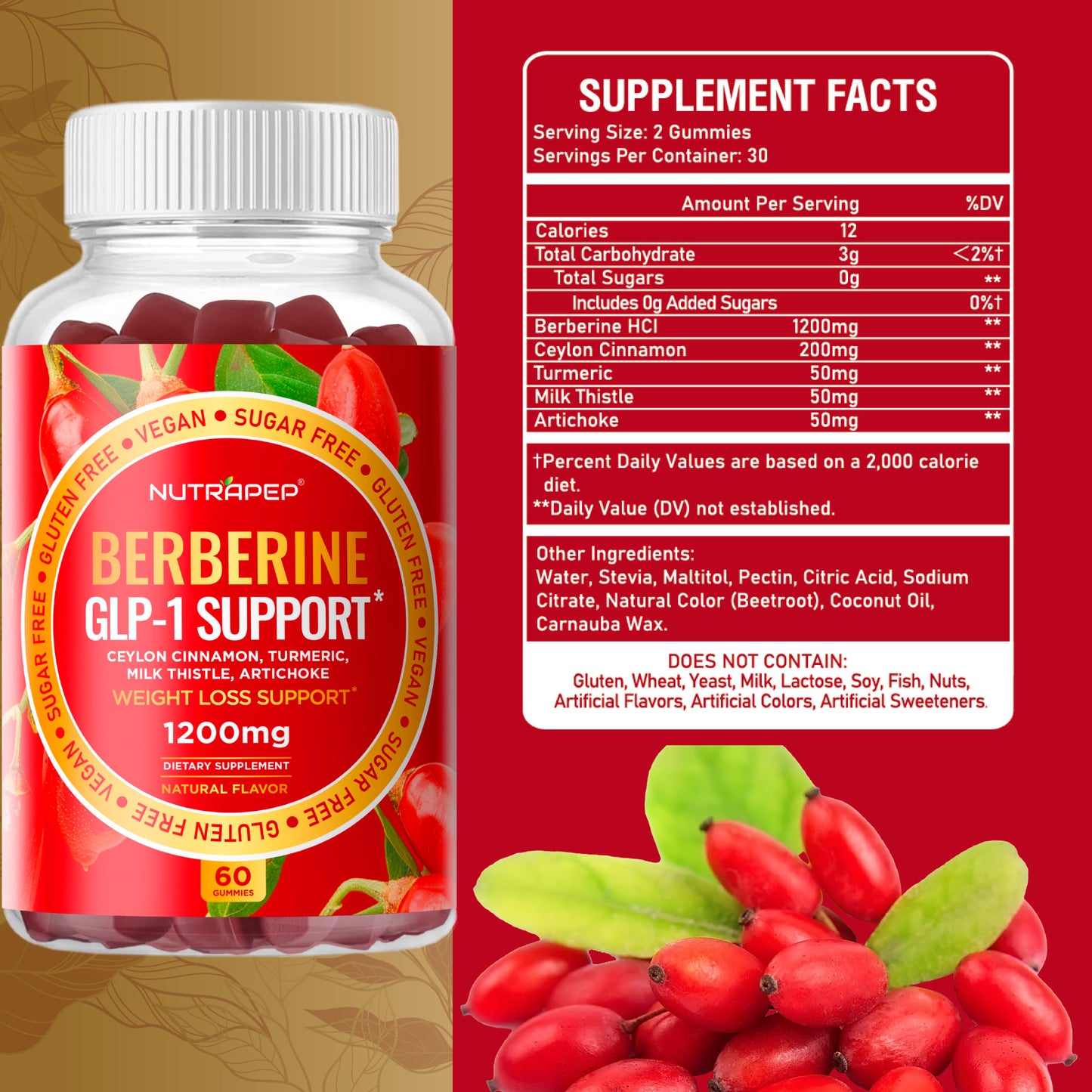NutraPep Berberine Gummies