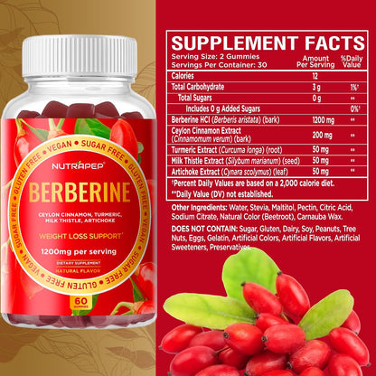 NutraPep Berberine Gummies