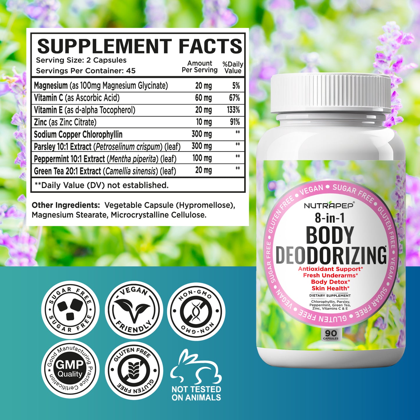 Nutrapep Body Deodorizing Supplement
