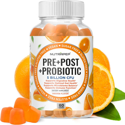 NutraPep Prebiotic Probiotic & Postbiotic Gummies