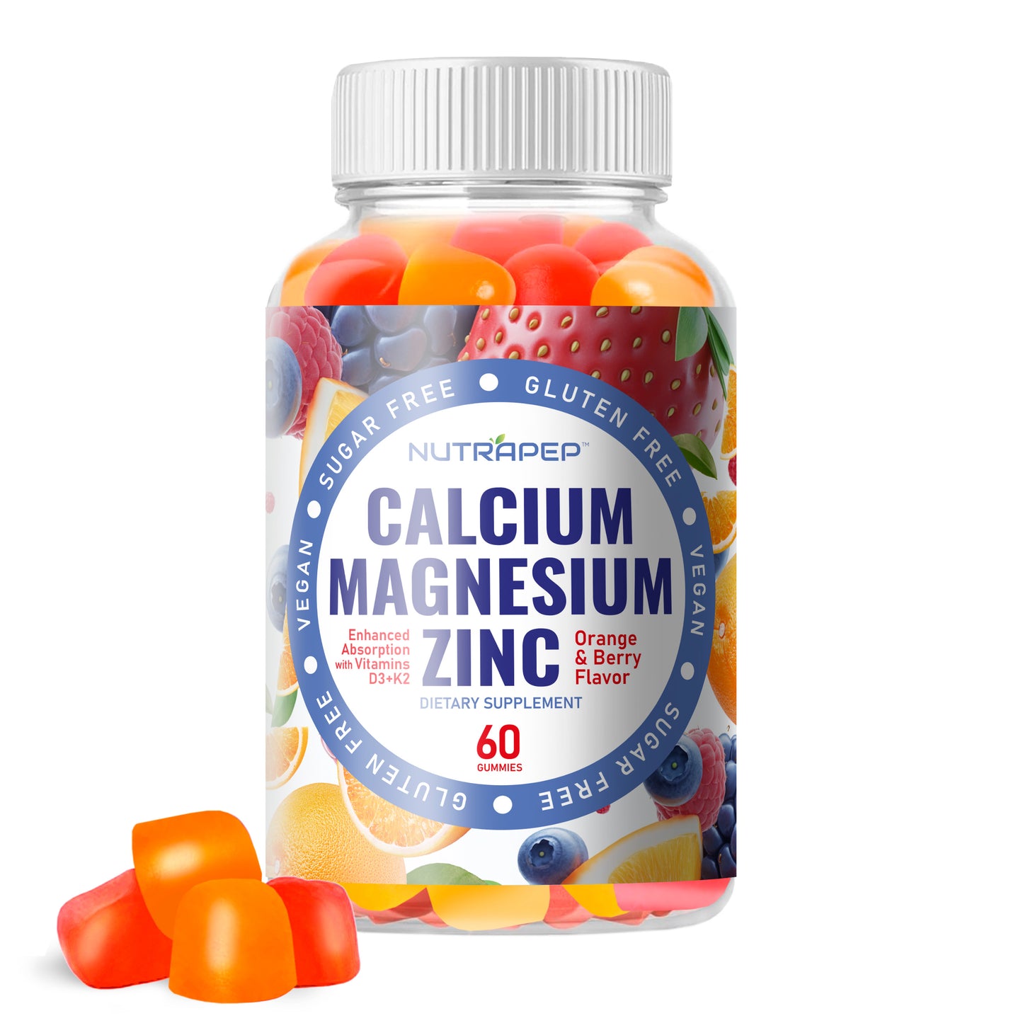 Nutrapep Calcium Magnesium Zinc Gummies