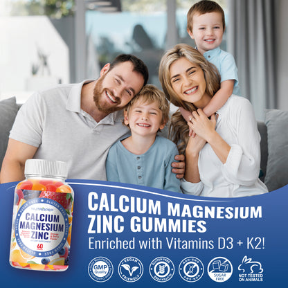 Nutrapep Calcium Magnesium Zinc Gummies