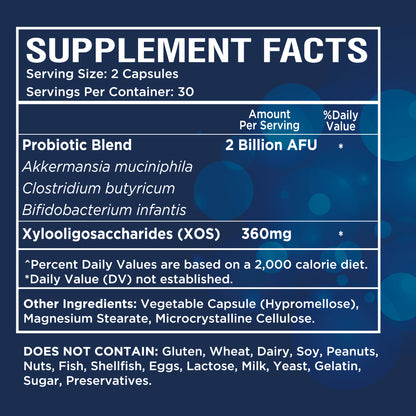 Nutrapep Akkermansia Muciniphila GLP-1 Probiotic Supplements