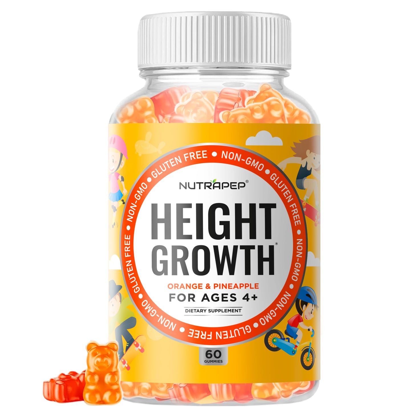 Nutrapep Teens Height Growth Supplement Gummies