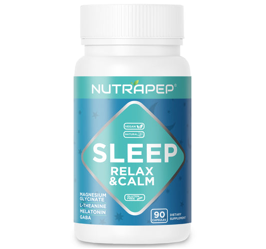 Nutrapep Magnesium Glycinate Melatonin L-Theanine GABA Supplement